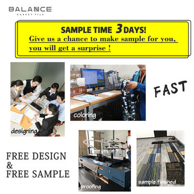 防滑 PVC バックアップ 抽象的なパターン 会議室のためのオフィスカーペットタイル 50x50