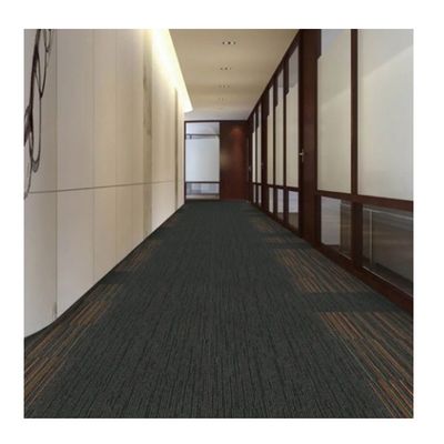 北京会議室のカーペットタイル 25x100 抗菌剤処理とPVCバック