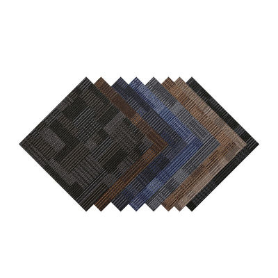 50×50 オフィスカーペットタイル 手作り ジャッカード印刷パターンと防滑デザイン