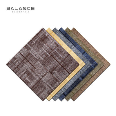 商業用オフィス用 カーペットタイル 50x50 PP/ナイロン糸製