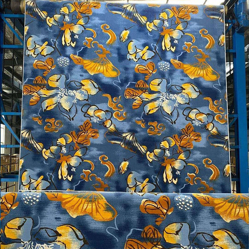 正方形の花のデザイン 毛糸のタフタスト PP素材 ロービー用ナイロンプリントカーペット